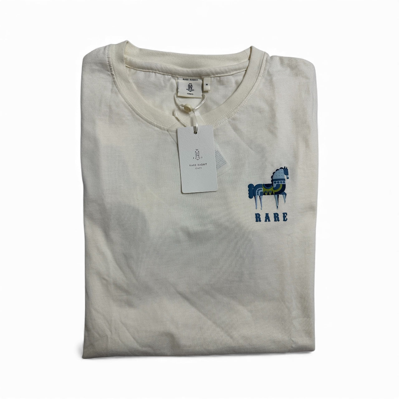 RRB White Printed T-shirt