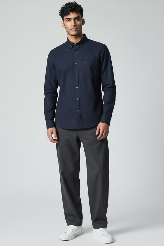 TOM Navy Blue Full Steve Shirt