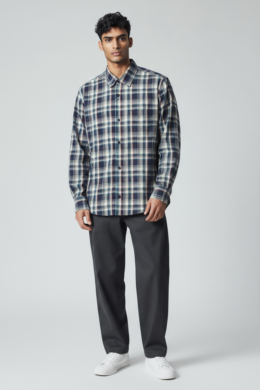 HAM Checked Full Sleeve Shirt