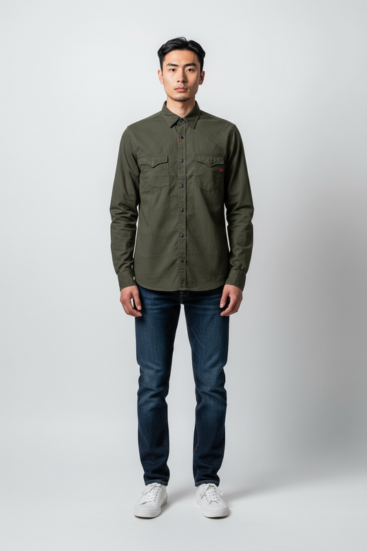DSL Green Full Sleeve Shirt