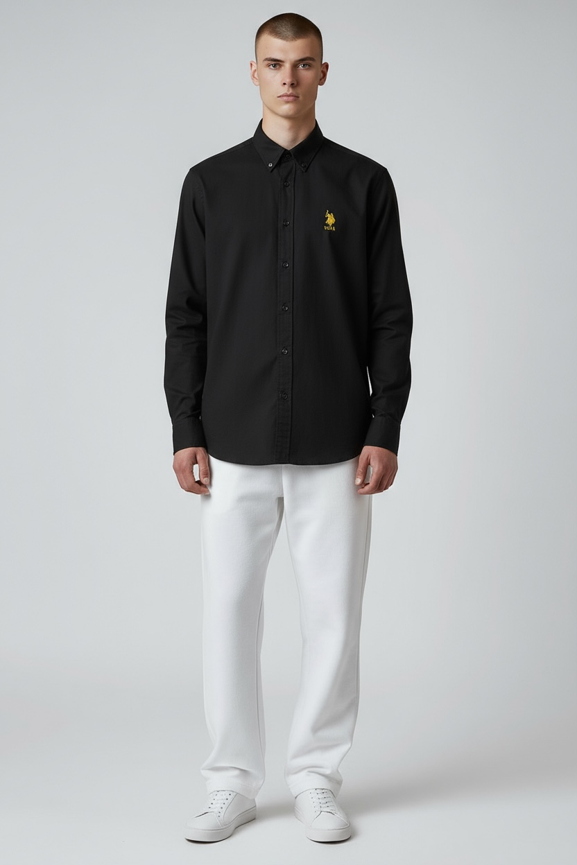 USP Black Full Sleeve Shirt