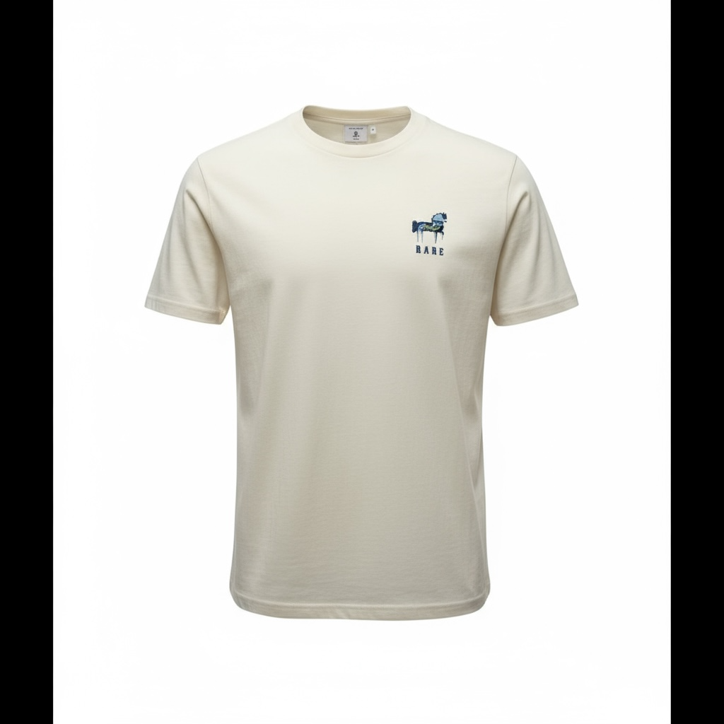 RRB White Printed T-shirt