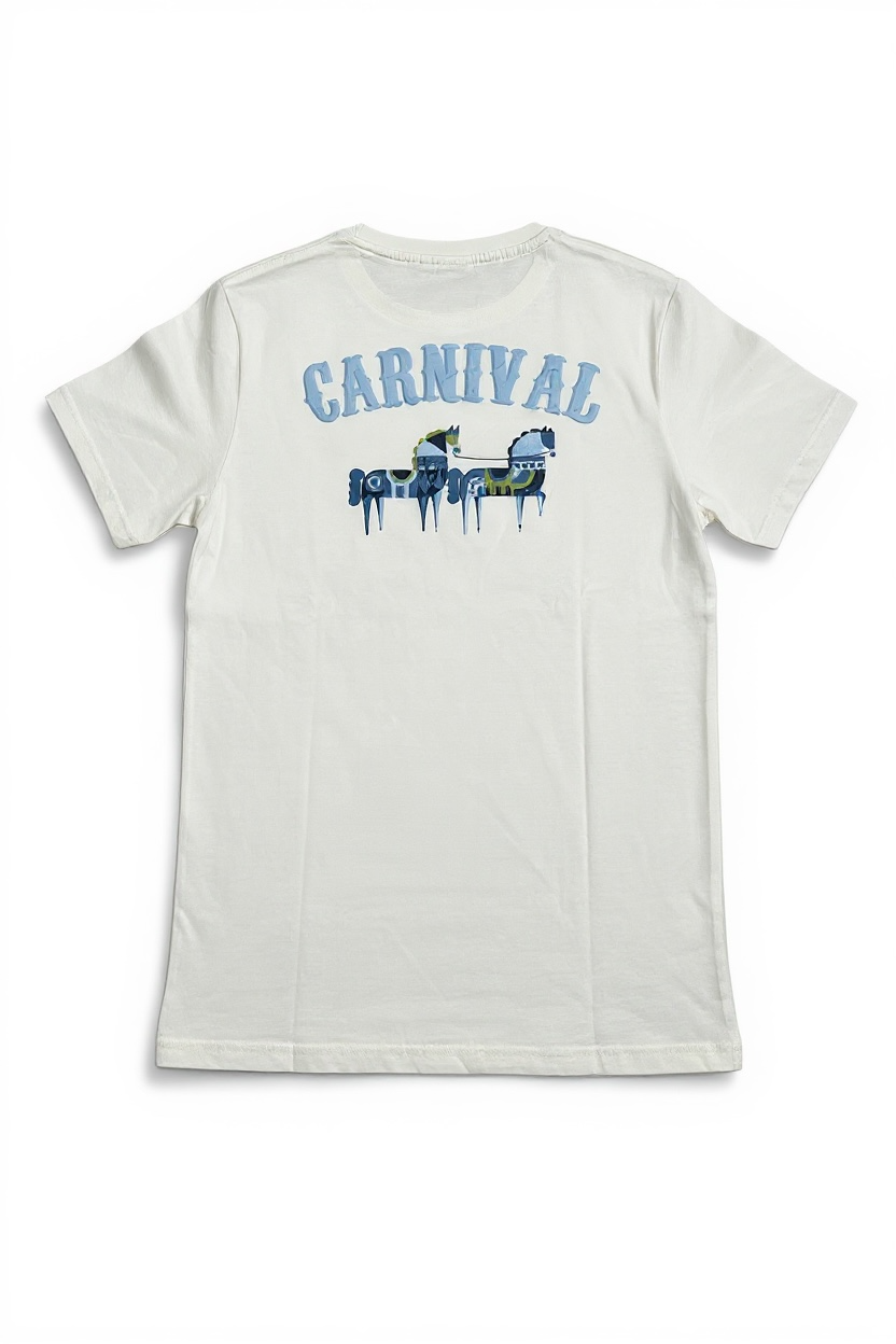 RRB White Printed T-shirt