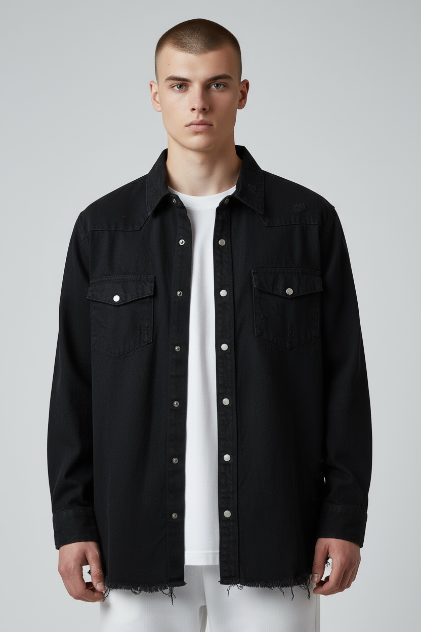 ZAR Black Denim Jacket