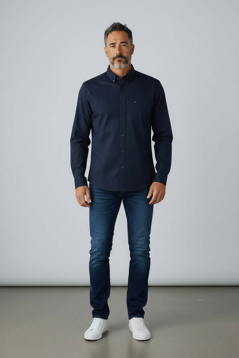 TOM Formal Dark Blue Shirt