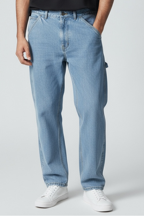 J&J (Loose) Light Blue Jeans